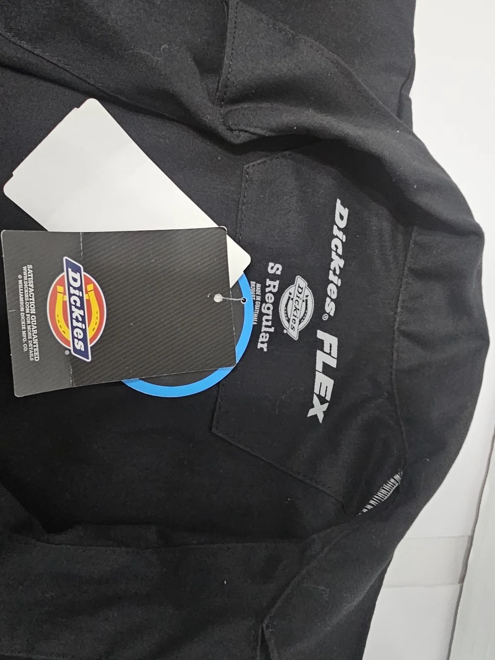 Dickies Navy Short Sleeve Flex Work Coverall Sz S Workwear